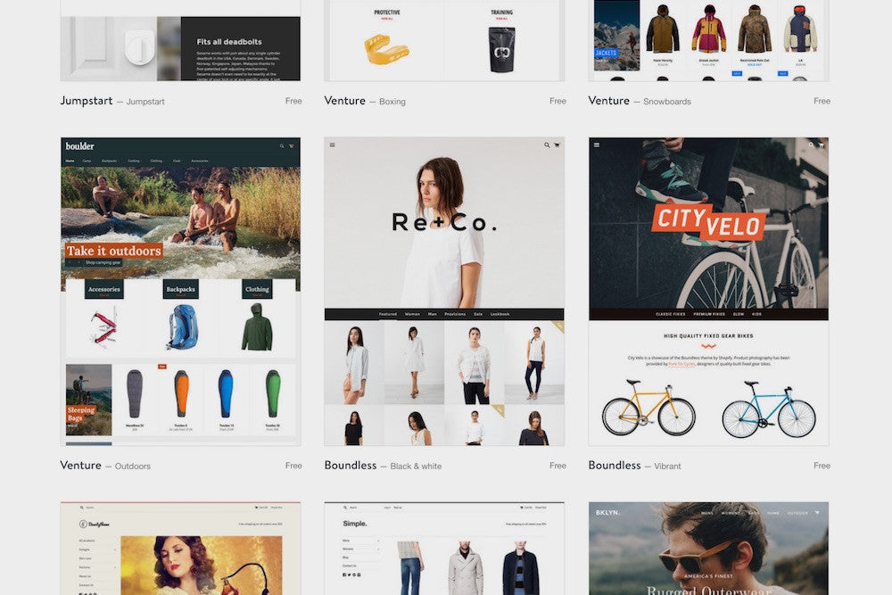 7 temas gratuitos de Shopify para tu tienda online
