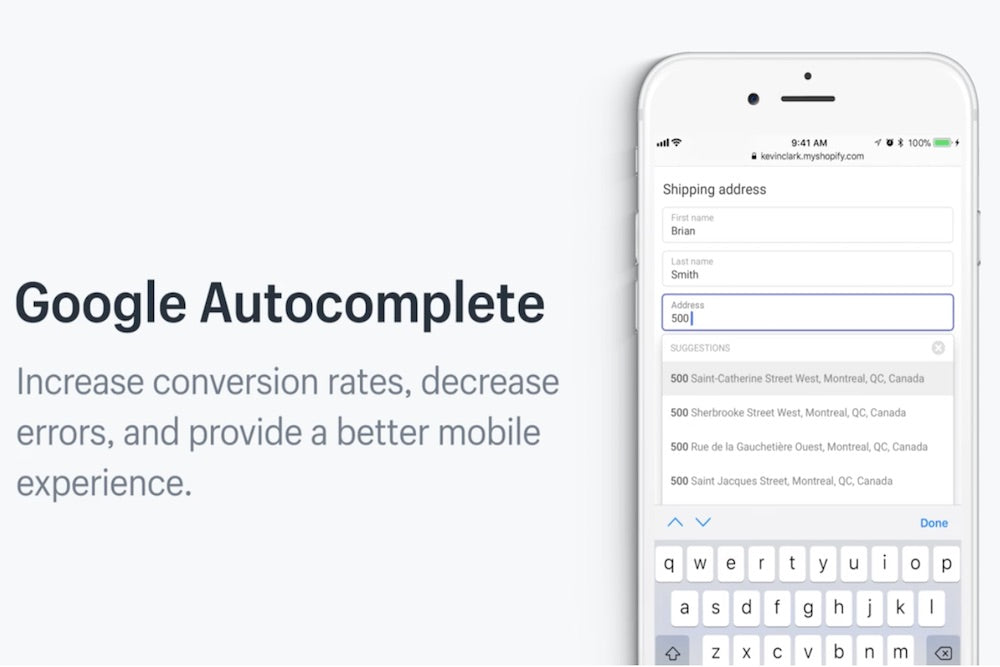 Google Autocomplete para el checkout de tu tienda Shopify